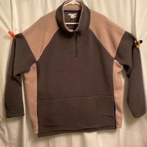 CARBON 2 COBALT PULLOVER 3/4 ZIPPER 100% POLYESTER XXL